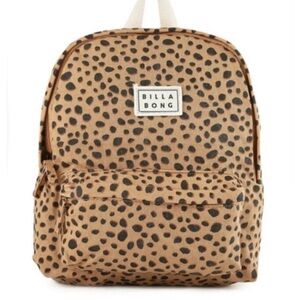 Billabong Mini Mama Leopard Print Backpack.